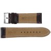 Ремінець для годинника Mykhail Ikhtyar шкіряний 24 мм Темно-коричневий (S529-24S dark brown)