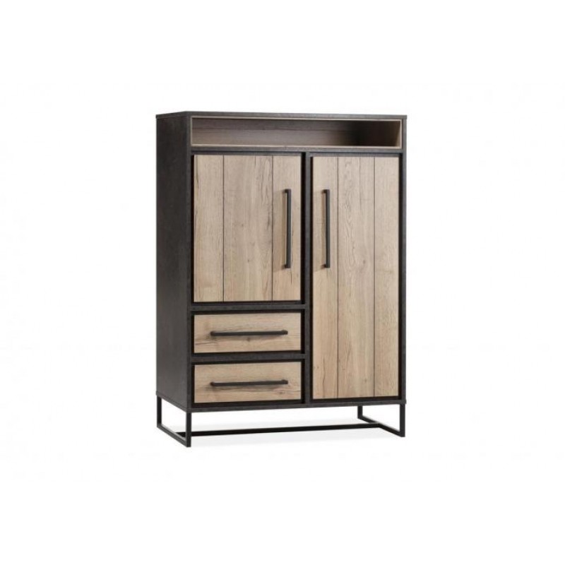 Шафа для зберігання в стилі Loft NS-2251 1430x1000x500 мм Черный