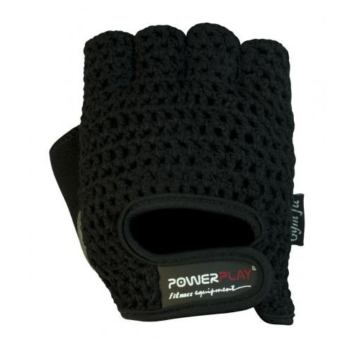 Рукавички для фітнесу PowerPlay 1953 XL Чорні Рукавички для фітнесу PowerPlay 1953 XL Чорні
