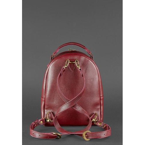 Шкіряний міні-рюкзак BlankNote Kylie Марсала (BN-BAG-22-marsala) Шкіряний міні-рюкзак BlankNote Kylie Марсала (BN-BAG-22-marsala)