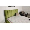 Ліжко BNB Arabela Premium 90 х 190 см Simple З додатковою металевою цільнозварною рамою Зелений