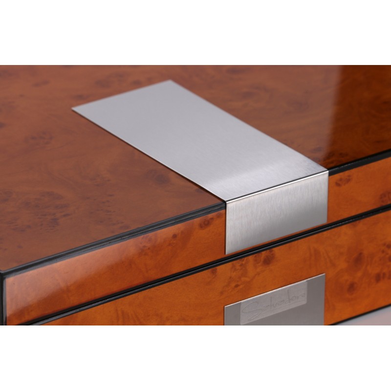 Скринька для зберігання годинників Salvadore WB/2022/8.BURL Brown