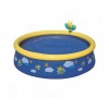 Басейн сімейний Bestway Бджілка 152x38 см 477 л Синьо-жовтий (30007-marine)