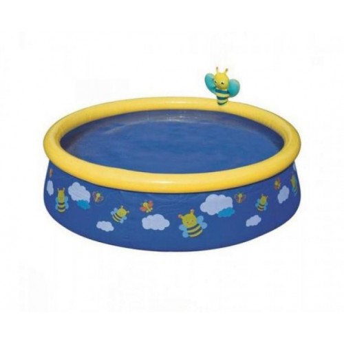 Басейн сімейний Bestway Бджілка 152x38 см 477 л Синьо-жовтий (30007-marine)
