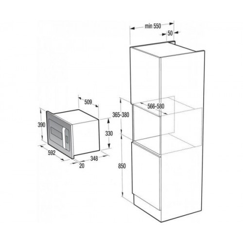 Мікрохвильова піч Gorenje BM235ORAW в інтернет супермаркеті PbayMarket!