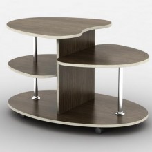 Журнальний столик Тиса Мебель Юпітер Венге 55x60x90 см