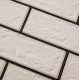 Самоклеюча декоративна 3D панель цегла контраст біло-чорна Loft Expert 680x680x4 мм