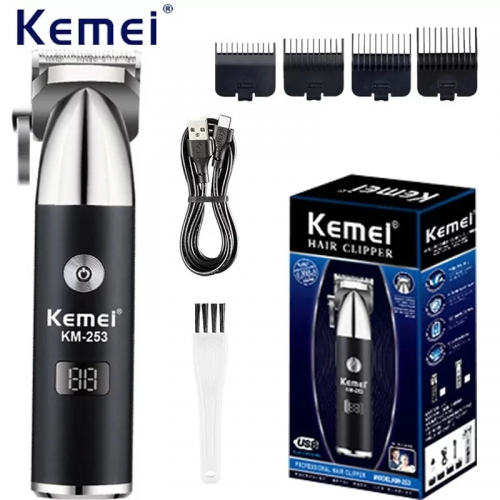 Машинка для стрижки та триммер для бороди Kemei Km-253 3 Вт (2112434074) Машинка для стрижки та триммер для бороди Kemei Km-253 3 Вт (2112434074)