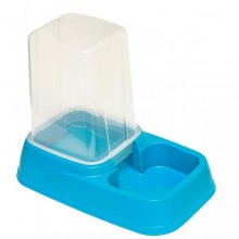 Диспенсер для корму та води Georplast 33,5х20х27,5 см Блакитний 10091 Диспенсер для корму та води Georplast 33,5х20х27,5 см Блакитний 10091