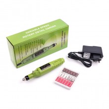 Фрезер-ручка UKC для апаратного манікюру та педикюру HC-338 Зелена