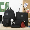 Рюкзак шкільний для дівчинки Hoz CLBD 5 в 1 41х30х14 см Чорний (SK001650) в інтернет супермаркеті PbayMarket!