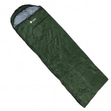 Спальний мішок Lugi (190+30)*75 см з капюшоном хакі (LU008)