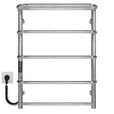 Рушникосушарка електрична Стандарт з полицею П5 500х700 Deffi Хром JD03 (C.SP.70.50.5.E.C.L.1)