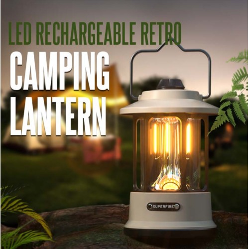 Ліхтар кемпінговий акумуляторний T35 Superfire 220 Lumen IP44