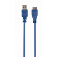 Кабель Gembird (CCP-mUSB3-AMBM-6) USB-Micro USB 1.8м, синій