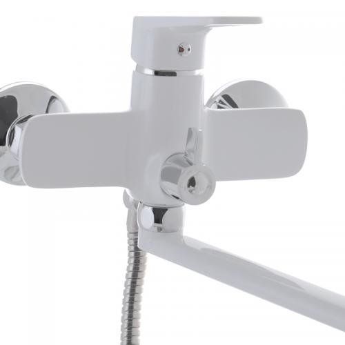 Змішувач для ванни Mixxus Nevada 006 Euro Белый (MI5799) Змішувач для ванни Mixxus Nevada 006 Euro Белый (MI5799)