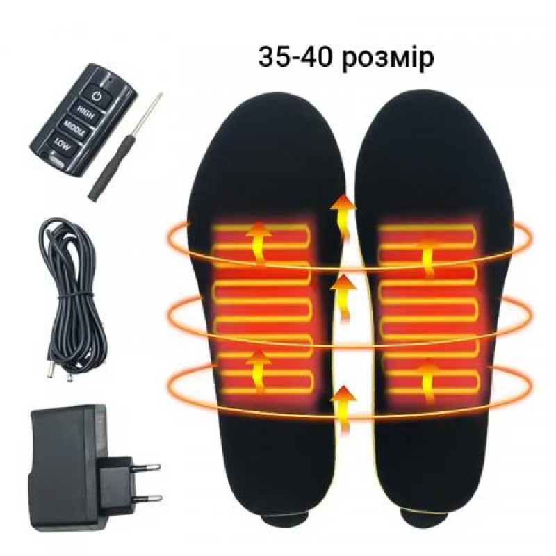 Устілки з підігрівом Inspire NJR 35-40 Чорний (SP-XJ01)