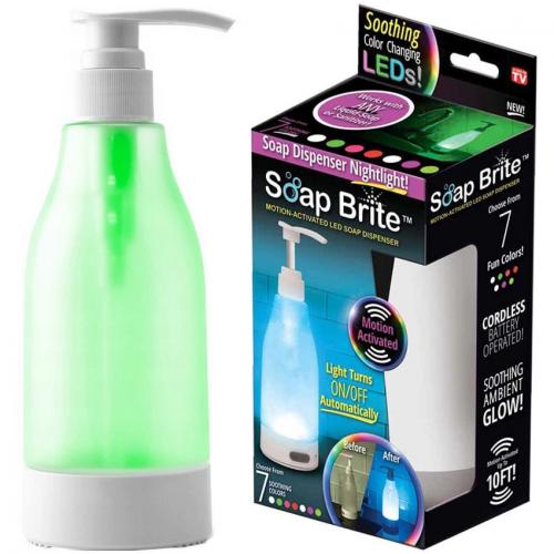 Дозатор для рідкого мила з підсвічуванням Soap Bright Nightlight Soap Dispenser (tdx0000602) в інтернет супермаркеті PbayMarket!