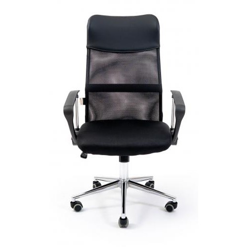 Офісне крісло керівника Richman Ультра Хром М1 Tilt Чорне Офісне крісло керівника Richman Ультра Хром М1 Tilt Чорне