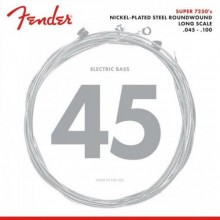 Струни для бас-гітари Fender 7250ML Nickelplated Steel Roundwound Medium Light Bass Strings 45/100