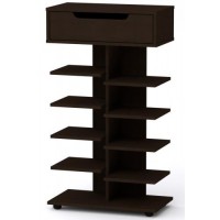 Тумба для взуття ТО-15 Компанит Венге темний (60х32х104, 8 см) Тумба для взуття ТО-15 Компанит Венге темний (60х32х104, 8 см)