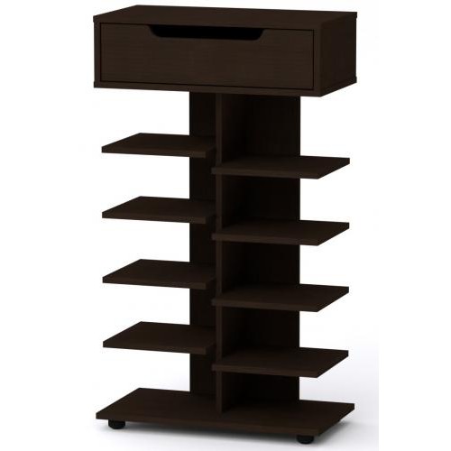 Тумба для взуття ТО-15 Компанит Венге темний (60х32х104, 8 см)