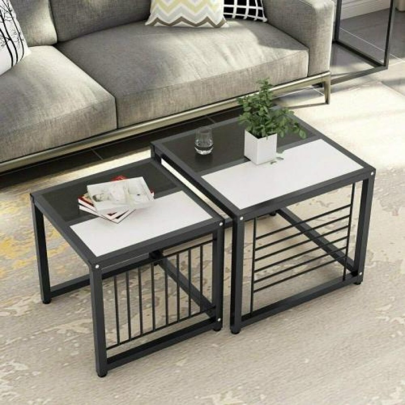 Комплект журнальних столиків у стилі Loft NS-310 400x740x740 мм Черный