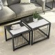 Комплект журнальних столиків у стилі Loft NS-310 400x740x740 мм Черный