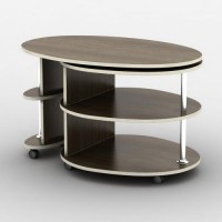 Журнальний столик Тиса Мебель Бюрократ Венге 55x60x90 см Журнальний столик Тиса Мебель Бюрократ Венге 55x60x90 см