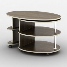 Журнальний столик Тиса Мебель Бюрократ Венге 55x60x90 см