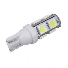 Світлодіодна лампа AllLight T10 9 діодів 5050 W2,1x9,5d 12V WHITE