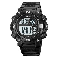 Чоловічий наручний кварцовий годинник Skmei 1887 Чорний