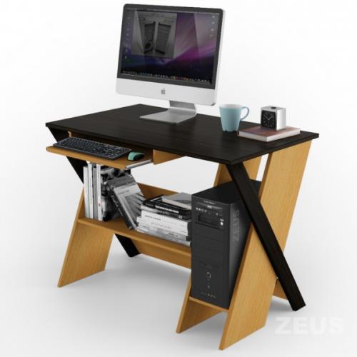 Комп'ютерний стіл Comfy Home Zhuk Венге/Вільха темна Комп'ютерний стіл Comfy Home Zhuk Венге/Вільха темна
