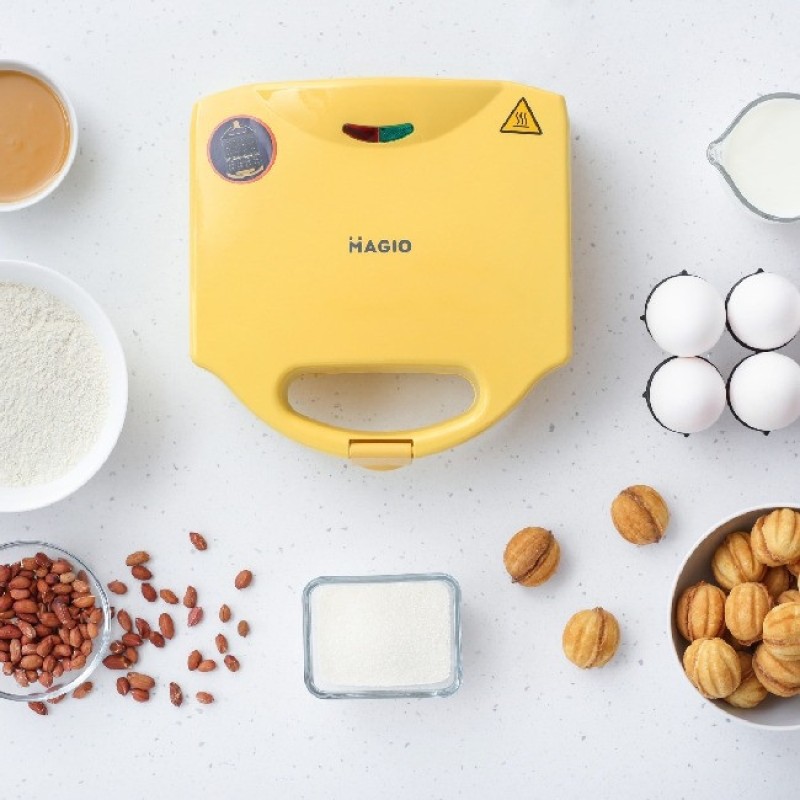 Горішниця електрична MAGIO МG-391 на 12 горішків Yellow