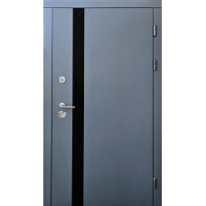 Двері вхідні Ваш Вид Графіт МДФ Графіт 860/960х2050х96 Ліве/Праве