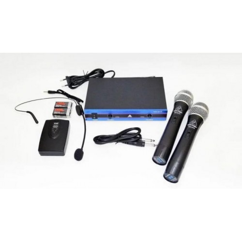 Вокальна радіосистема з мікрофонами DM Audio WM-501R-2 Black