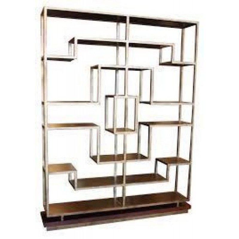 Стелаж для зберігання в стилі Loft NS-1768 2090x1600x300 мм Серый