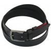 Шкіряний ремінь Skipper 110-130 x 3.5 см Чорний (1006-35)