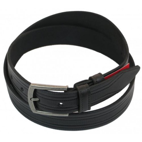 Шкіряний ремінь Skipper 110-130 x 3.5 см Чорний (1006-35) Шкіряний ремінь Skipper 110-130 x 3.5 см Чорний (1006-35)