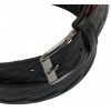 Шкіряний ремінь Skipper 110-130 x 3.5 см Чорний (1020-35)