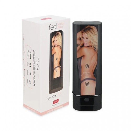 Мастурбатор Kiiroo Onyx + Jessica Drake, 10 стискних кілець, не треба рухати, теледільдоніка в інтернет супермаркеті PbayMarket!