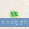 Панель стінова 3D 700х770х4мм зелені квіти (D) Sticker Wall SW-00001976