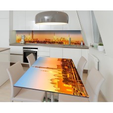 Наклейка 3Д вінілова на стіл Zatarga «Арабський шик» 600х1200 мм для будинків, квартир, столів, кав'ярень