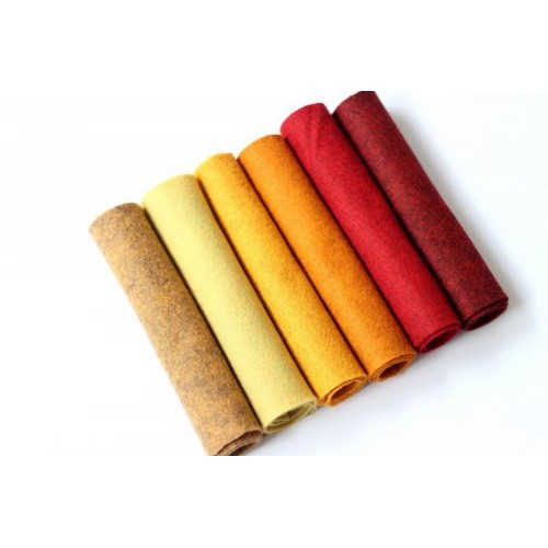 Набір американського м'якого фетру Pugovichok Пряна тыква 6 кольорів. Набір американського м'якого фетру Pugovichok Пряна тыква 6 кольорів.