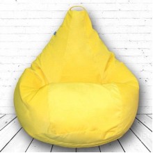 Крісло мішок Tia-Sport Трініті-18 90х60 см жовтий (sm-0239)