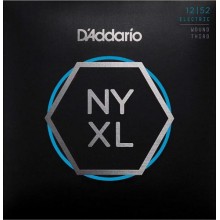 Струни для електрогітари D'Addario NYXL1252W Nickel Wound Light Electric Guitar Strings Wound 3rd 12/52