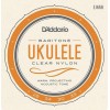 Струни для укулеле D'Addario EJ65B Clear Nylon Baritone Ukulele Strings 28/35