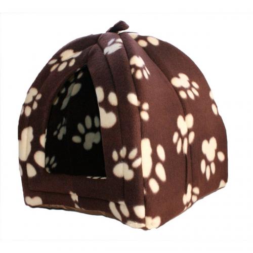 М'який будиночок для домашніх тварин Kennel Portable Dog House теплий лежак для собак і кішок Коричневий М'який будиночок для домашніх тварин Kennel Portable Dog House теплий лежак для собак і кішок Коричневий