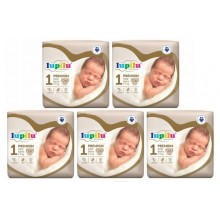 Підгузники Lupilu Premium New born Розмір 1, Вага 2-5 кг, 130 шт (5 упаковок)