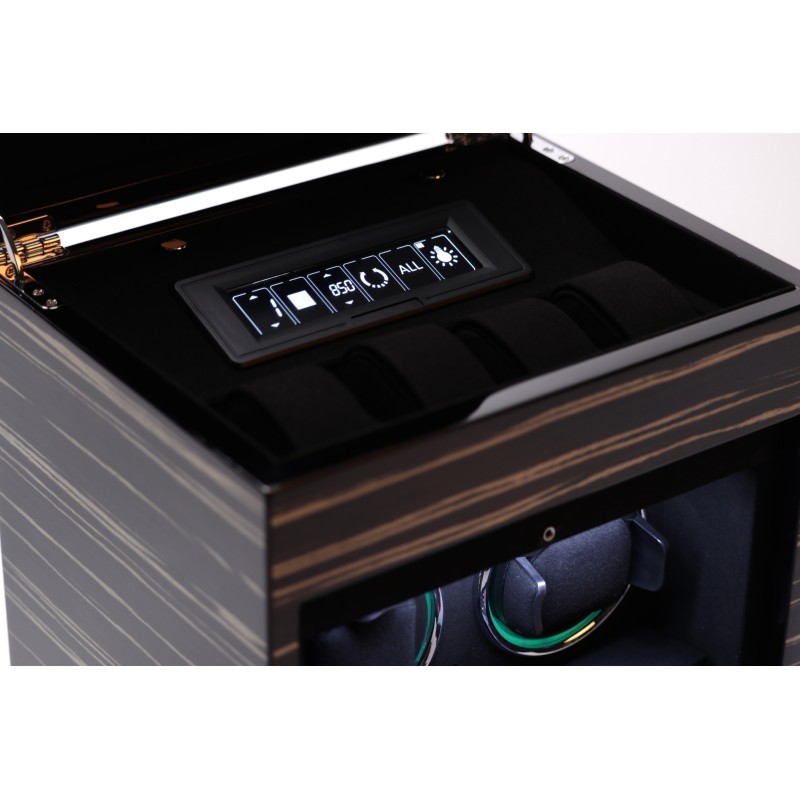 Скринька Salvadore для підзаводу 2 годинників R12411 2x2 Grey